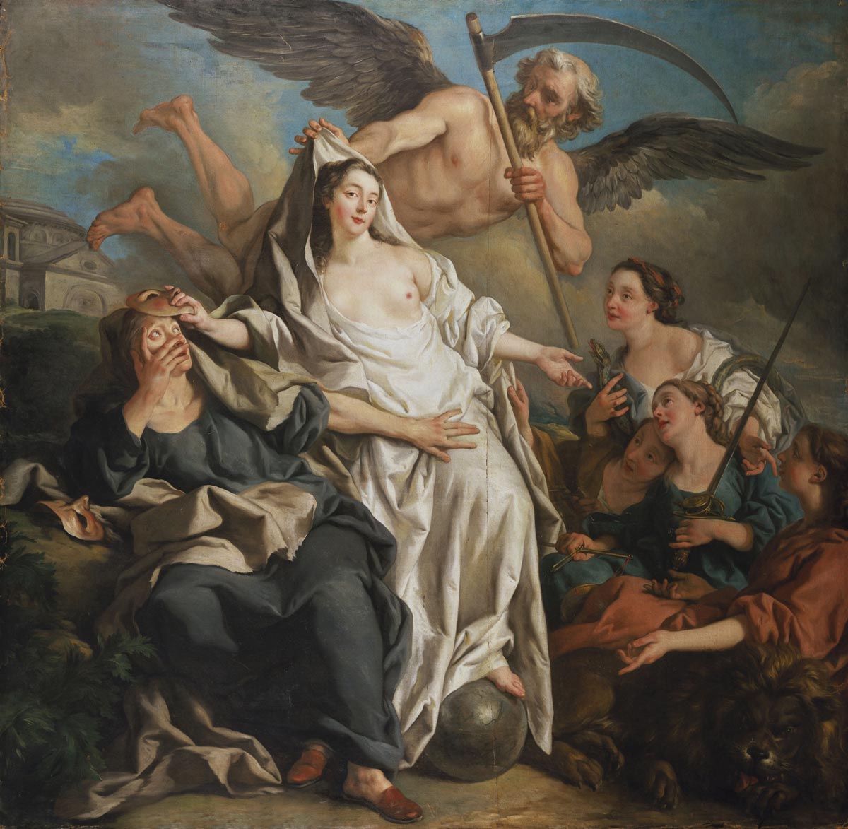 The Allegory of Time Unveiling Truth.